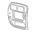 4L2Z3504302NAA - Body: Center Bezel for Ford: Explorer Sport Trac Image