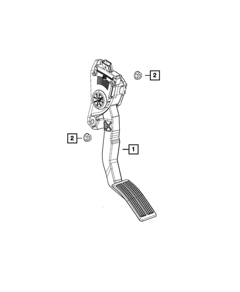 Accelerator Pedal for 2015 Jeep Wrangler #0