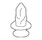 9046709227 - Body: Lower Cover Clip for Scion: iM, iQ, tC, xB | Toyota: 4Runner, Corolla iM, Mirai, RAV4 Image