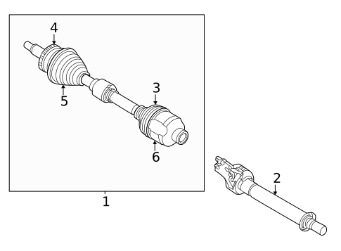 Drive Axles for 2018 Kia Sedona #0