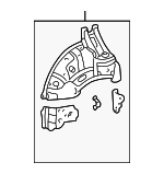 6160753041 - Body: Wheel Housing Side Panel for Lexus: IS300 Image