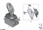 61319458749 - Gearshift: Gear Selector Switch for BMW: 740eX, 740i, 740iX, 745eX, 750i, 750iX, BMW ALPINA B7, M760iX Image image