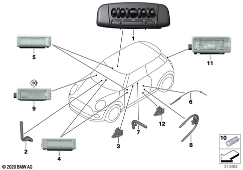 Various Lamps for 2019 Mini Cooper S #0