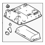636500E780C0 - : Overhead Console for Lexus: TX350, TX500h, TX550h+ Image