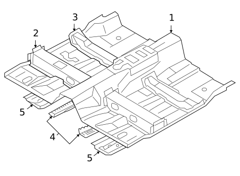 Floor & Rails for 2009 Volvo XC70 #0