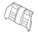 886201Z103 - Body: Seat Back Cover for Nissan: Altima Image