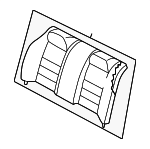886000Z800 - Body: Seat Back Assembly for Nissan: Altima Image