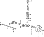 MB242336 - Suspension: Shock Absorber for Mitsubishi Image