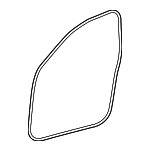 6231153040 - : Door Weather-Strip for Lexus: IS200t, IS250, IS300, IS350, IS500 Image