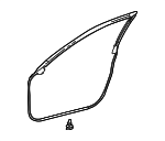 6786253051 - Body: Surround Weather-strip for Lexus: IS200t, IS250, IS300, IS350, IS500 Image