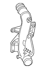 8R0145738R - Cooling System: Inter-cooler Pipe for Audi Image
