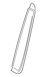 ML3Z15255A34AAPTM - Body: Body B-Pillar Molding for Ford: F-150, F-250 Super Duty, F-350 Super Duty, F-450 Super Duty Image