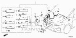 32601T5AG00 - : Cable Assembly, Transmission Ground for Honda Image