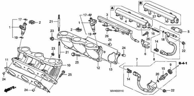 Fuel Injector (2) for 2003 Acura MDX #0