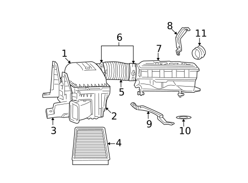 Air Intake for 2008 Dodge Ram 1500 #0