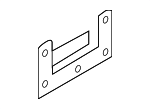 8D0201827C - Emission System: Leak Detect Pump Bracket for Audi Image