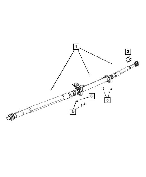 Drive Shaft for 2027 Chrysler Pacifica #0