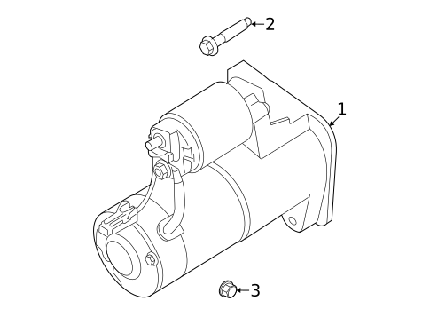 Starter & Related Components for 2022 INFINITI QX60 #0