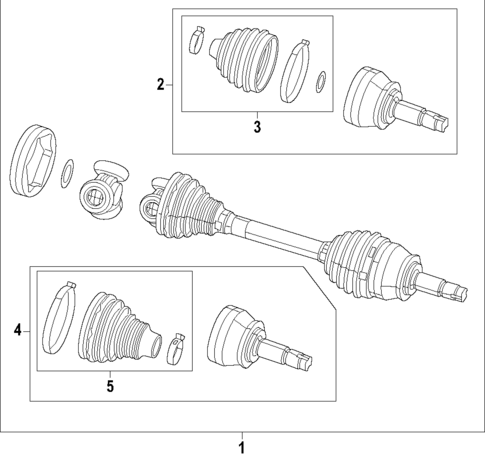 Axle Shafts & Joints for 2024 Fiat 500E #0