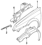 6311337M00 - : Fender for Nissan Image