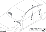 72127475570 - Restraint System and Accessories: Head Airbag, Right for BMW Image