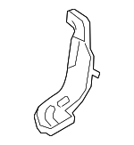 8K0819503A - Body: Rear Duct for Audi: A4, A4 Quattro, A5, A5 Quattro, allroad, Q5, RS5, S4, S5, SQ5 Image