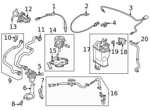 Evaporative System for 2025 Volkswagen Tiguan #0