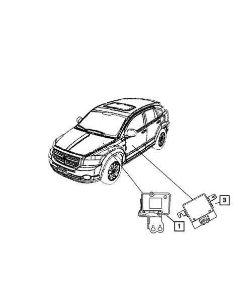 Keys, Modules and Engine Controllers for 2011 Jeep Patriot #4