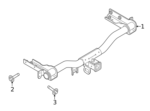 Trailer Hitch Components for 2021 Ford Edge #1