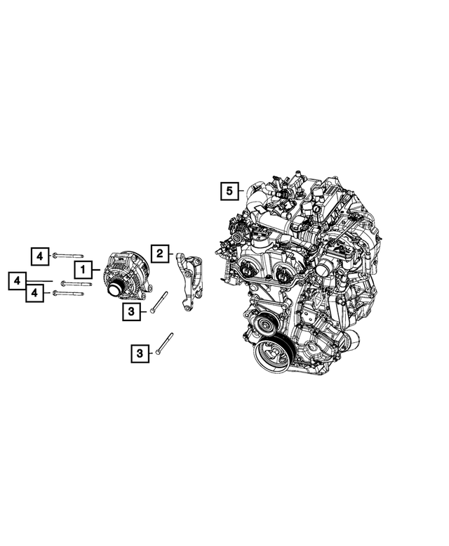 R6029762AA - Electrical: Engine Generator, Remanufactured for Mopar Image