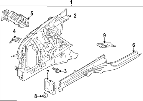 Structural Components & Rails for 2025 Genesis G90 #0
