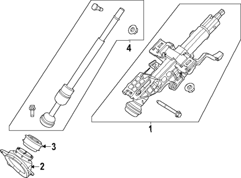 Steering Column Assembly for 2025 Nissan Murano #0