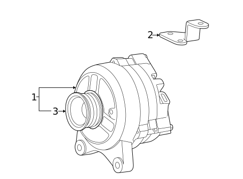 Alternator/Generator & Related Components for 2007 Lincoln Mark LT #0
