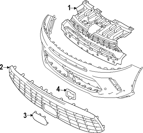 Grille & Components for 2023 Dodge Hornet #0