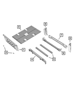 68174079AB - Body Sheet Metal Except Doors: Rear Box Crossmember for Ram: 3500 Image