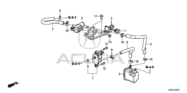 Purge Control Solenoid Valve (3.0L) for 2020 Acura MDX #0
