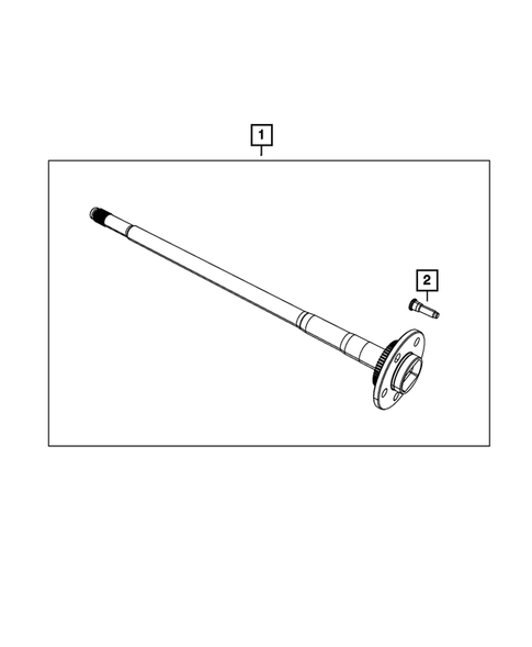 Rear Axle Shafts for 2012 Jeep Liberty #0