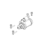 6101986 - Electrical: Hex Head Screw And Washer for Mopar Image