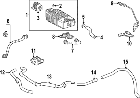 Emission Components for 2025 Lexus NX350h #0