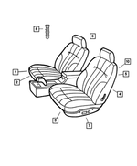 5093533AA - Interior Trim: Seat Cushion Foam, Right &amp; Left for Mopar Image
