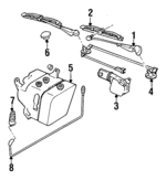 25646216 - Body: Wiper Arm for GM Image