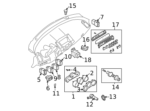 Ignition Lock for 2005 Nissan Maxima #0