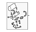 LR174755 - Emission System: Vapor Canister for Land Rover: Discovery, Range Rover, Range Rover Sport Image