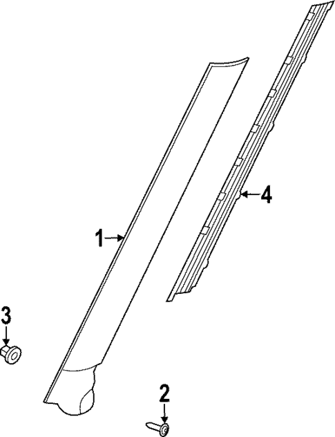 Exterior Trim - Windshield for 2022 Land Rover Range Rover #0