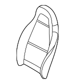 52102693085 - Body: Seat Back Pad for BMW: Z3 Image