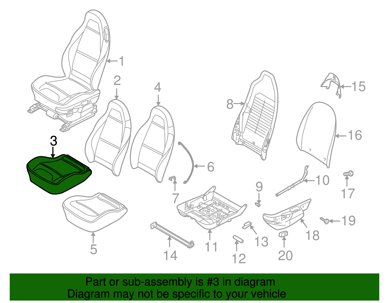 Seat Cover - BMW (52-10-2-693-087)