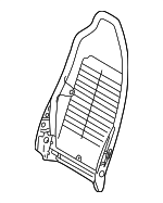 52108401887 - Body: Seat Back Frame for BMW: Z3 Image