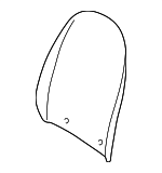 52108400975 - Body: Seat Back Cover for BMW: Z3 Image