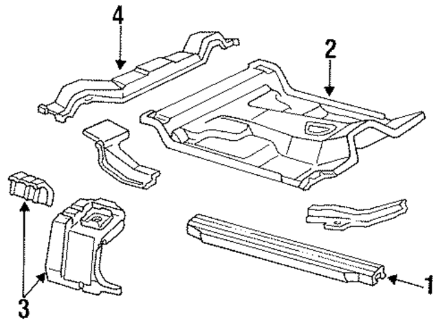 E9TZ1310128A - Body: Rocker Panel for Ford: Ranger Image