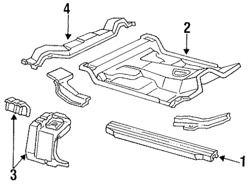 Rocker for 1987 Ford Ranger #1